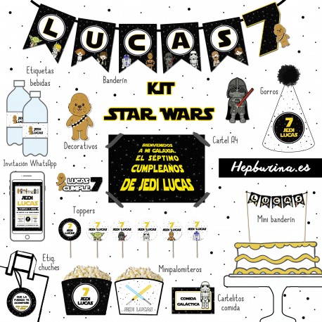 Kit completo Star Wars